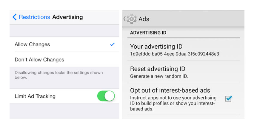 Facebook Privacy Advertising Preferences on Mobile